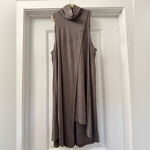 Free People High Low Turtleneck Dress